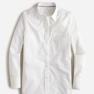J. Crew Classic White Button Down Shirt
